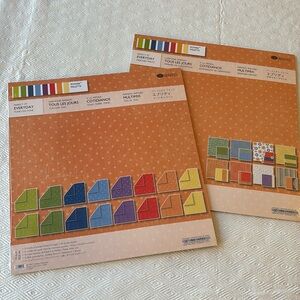Creative Memories Power Palette paper packs - set of 2 packs